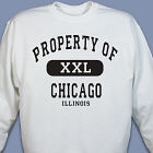 Property of...My City Personalized Sweatshirt
